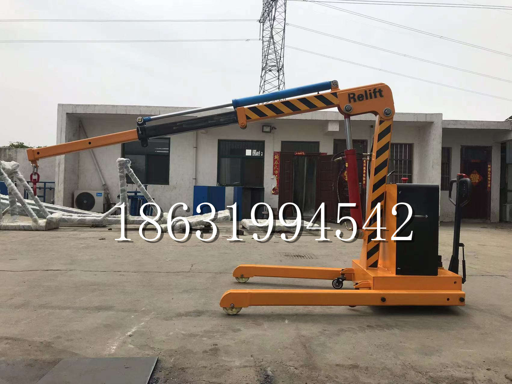 香格里拉市久征定做3吨三轮随车吊 农用园林绿化移树吊 平板工程用小吊机