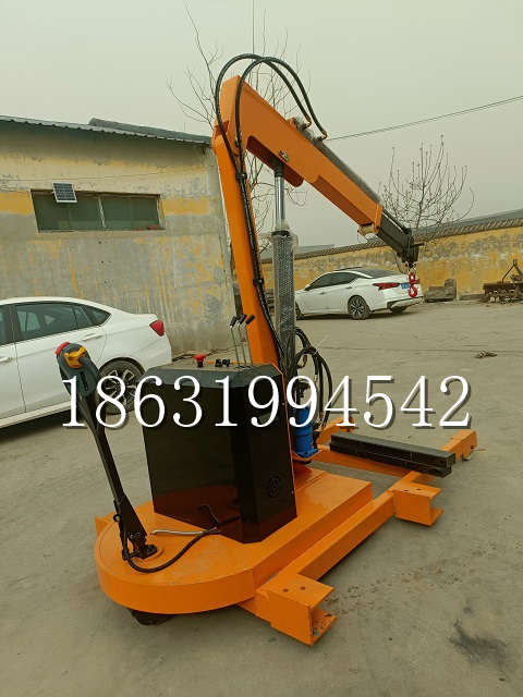 香格里拉市自卸车厢随车吊 自制轮式四不像起重机 四驱平板吊 5吨 贵盛